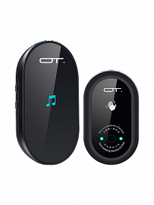 Звонок беспроводной сетевой 45 мелодий Орбита OT-HOC21 Черный